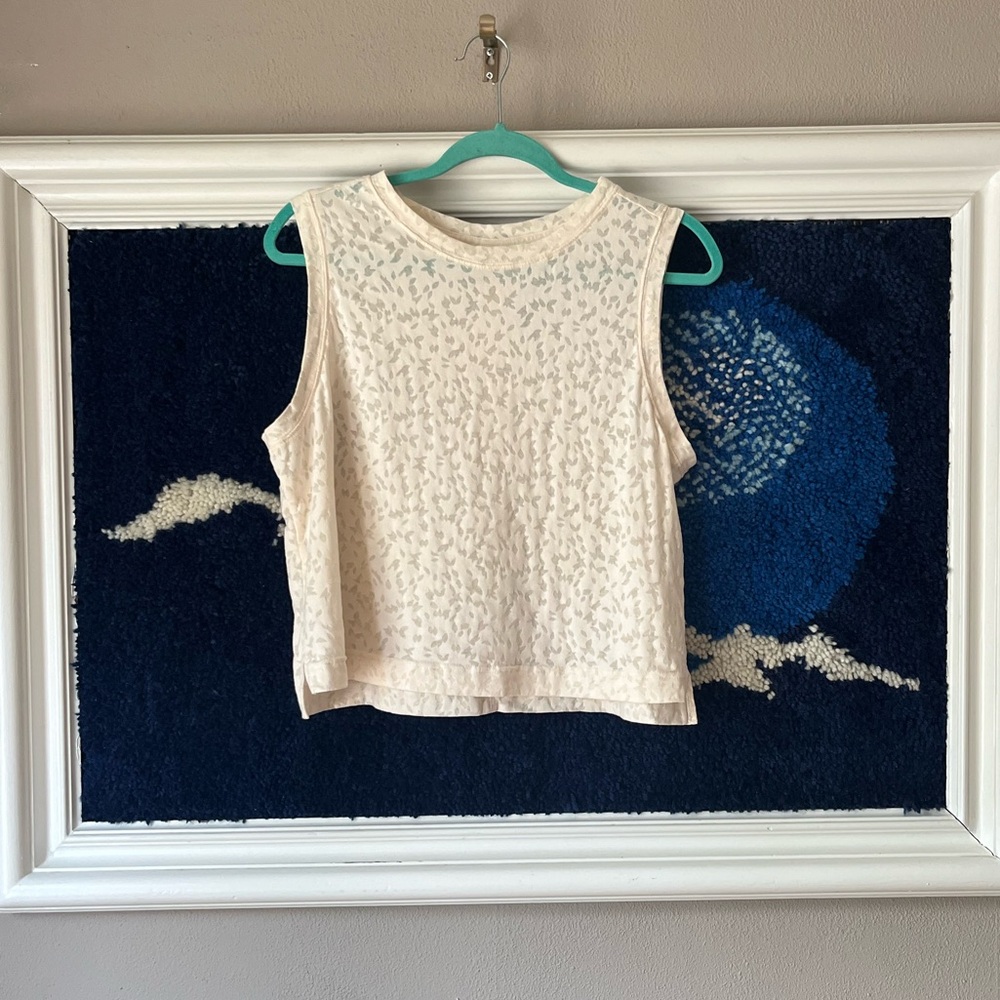 Cropped sheer tank by All in Motion -L